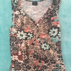 Tribal Sleeveless Top.